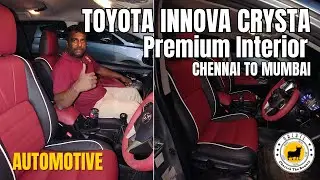 Chennai to Mumbai | Innova Crysta Luxury Interior Upgrade | Premium Customized Seat Covers Orchis
