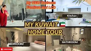 My Home Tour in Kuwait 🇰🇼 || New Bedroom Set and LCD || #sweetieglahori