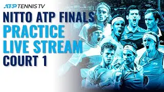 2020 Nitto ATP Finals: Live Stream Practice Court 1 (Saturday)