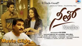 Neetho - Heartfelt Love Scene | Aberaam Varma, Saathvika Raj | Emotional Telugu Movie Clip