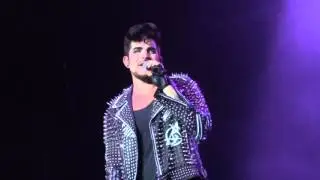 Adam Lambert - Trespassing/Another One Bites The Dust - Mix 95.6 Houston - 10/28/15