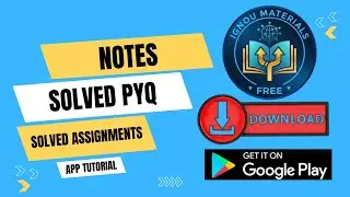 #IGNOU Officials #App Tutorial | #Free Study Material for  Students  #IGNOUOfficial #IGNOUStudents