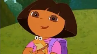 Dora the explorer and boots the monkey cartoon easy step by step drawing tutorial