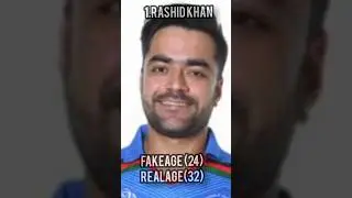 Top 5 cricketers with fake age #shorts #short #shortvideo #cricket #cricketer #rashidkhan