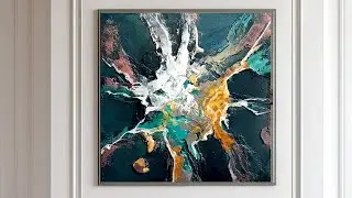 Mastering TEXTURED ABSTRACT Art: ACRYLIC Painting Techniques for Beginners