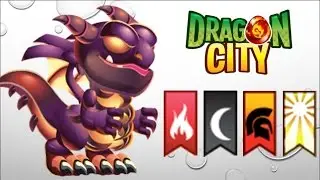 Dragon City - Dark Jaws Dragon [Lv 40 - Show Off Time]