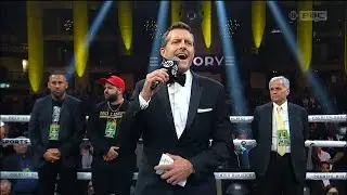 Michael C. Williams, Ring Announcer.  Boxing | MMA | Combat Sports