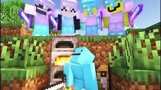 Minecraft Speedrunner VS 4 Hunters FINALE REMATCH