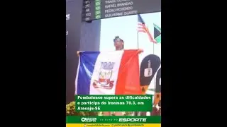 Pombalense supera as dificuldades e participa do Ironman 70.3, em Aracaju-SE