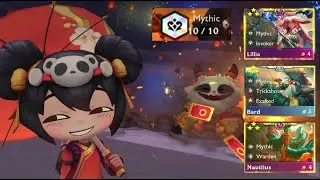 10 MYTHIC TOO STRONG??? - TFT Mobile Set 11 Inkborn Fables