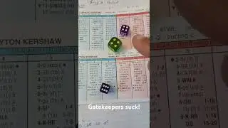 real quick 30,000 ft view of gameplay of #stratomatic #baseball #demo