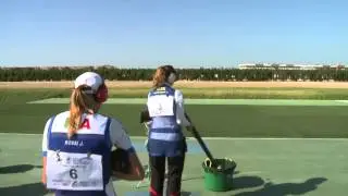 Women's Trap final round - Abu Dhabi 2013 ISSF World Cup Final