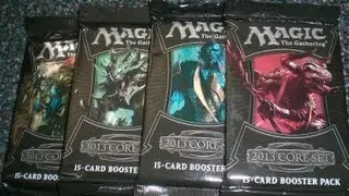 M13 OPENING 4 MTG 2013 CORE SET BOOSTER PACKS