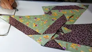 VOCÊ PODE TRANSFORMAR RESTOS DE TECIDOS EM UM INCRÍVEL TRABALHO !