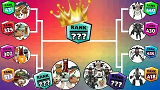 Full skibidi toilet tournament brawl stars rank up  Brainrot tung tung vs skibidi toilet