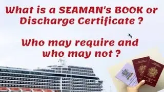 What is a seamans book ?How to get shipping passport (cdc)?#nios #bosse?who may require who not?