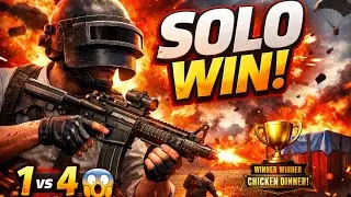 INSANE SOLO WIN 😱 PUBG MOBILE Ranked Match - iPhone 16 