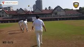 MCC VC B.G Bombay Gymkhana cricket match played at Bombay Gymkhana cricket ground in Mumbai CST
