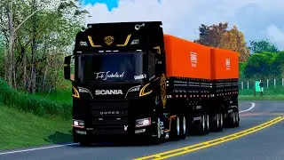 🔴 LIVE ETS2 | SCANIA 560R SUPER NO LIMITE! 🚀 CRUZANDO O BRASIL COM BITREM GUERRA #ets2 #aovivo