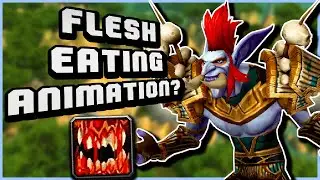 Анимация пожирания троллей | Факты о Warcraft