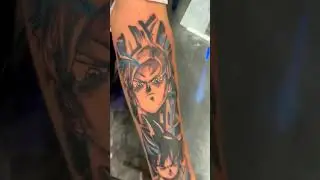 dragon ball Z tattoo #youtubeshorts #india #youtube #artist #tattoo #dragonball #goku #viral