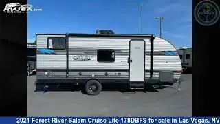 Magnificent 2021 Forest River Salem Cruise Lite Travel Trailer RV For Sale in Las Vegas, NV