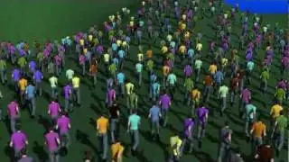 Crowd Instance Tests lightwave