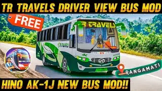 TR Travels Driver view Bus Mod Release