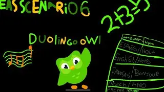 Eas Scenario FAKE. Duolingo owl.