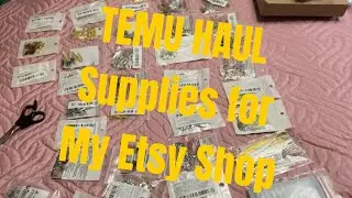 Did I get Gold Bookmarks ? TEMU Haul for my Shop - 656