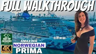 Norwegian Prima Cruise Ship Full Walkthrough and Tour