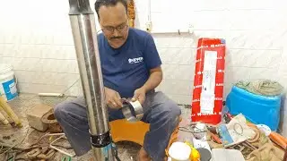 1.5 HP V4 Havells Submersible pump Installation || Borewall Pump #submersible #waterpump #video