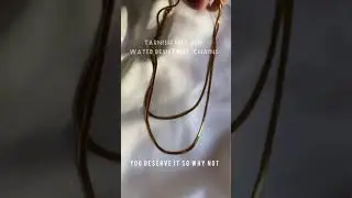 LE sensor Tarnish Free Gold Necklaces #shorts