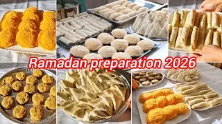 Pre Ramadan Food Preparation 2026 | Make And Freeze Ramadan Recipes | Useful Tips and Tricks