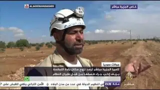الجزيرة مباشر ترصد نزوح سكان بلدة التمانعة بريف إدلب جراء قصفها من قبل طيران النظام