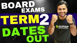 TERM 2 EXAM DATE || CLASS 10 & 12 DATESHEET