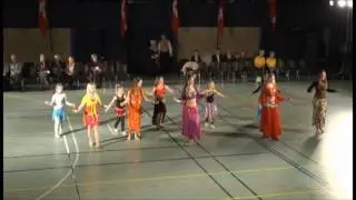 Danseklub2000's b&oslash;rnehold i mavedans