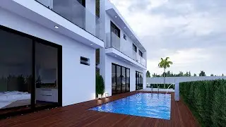 CASA MODERNA DE ESQUINA TERRENO DE 10X30 Projeto 🏘️