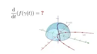Fonctions de deux variables 6 - Règle de la chaîne