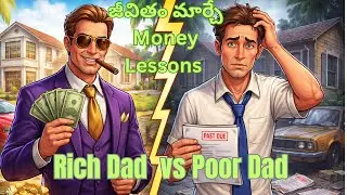 Rich Dad Poor Dad Book Summary in Telugu||పేద మనసు vs ధనవంతుడి ఆలోచన &ndash; మీలో ఏది ఉంది?