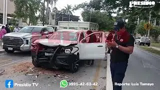 #M&Eacute;RIDA Encontronazo frontal || Presidio MX
