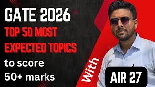 GATE 2026 Most Expected Topics : Civil Engineering #gate2026 #gatecivilengineering #iitguwahati #iit