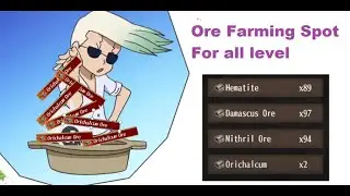 Toram Online - Ore Farming spot for all lvl