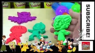 Play Doh PJ MASKS & Play doh Ice cream with Molds Fun and Creative for Kids Learn Colors f