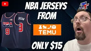 NBA JERSEYS from TEMU REVIEW!!! ONLY 15!!!
