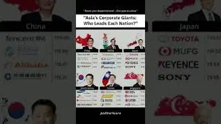 📊 Asia&rsquo;s Corporate Giants: Who Leads Each Nation? 🌏💼 #shorts #corporate #education #business