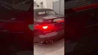 Cold Start F Type Jaguar Convertible