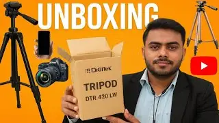 Digitek DTR 420LW Tripod Unboxing & Honest Review 🎥 Cover by @Groundlevelvlogger  Best Tripod 💰656💸