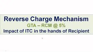 Is 5% GST paid as RCM on GTA Services || #GSTinTamil #GSTUpdatesinTamil #LearnGST