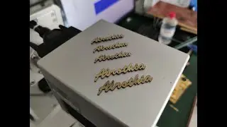 Fiber laser marking machine 50W for jewelry nameplate engraving and cutting